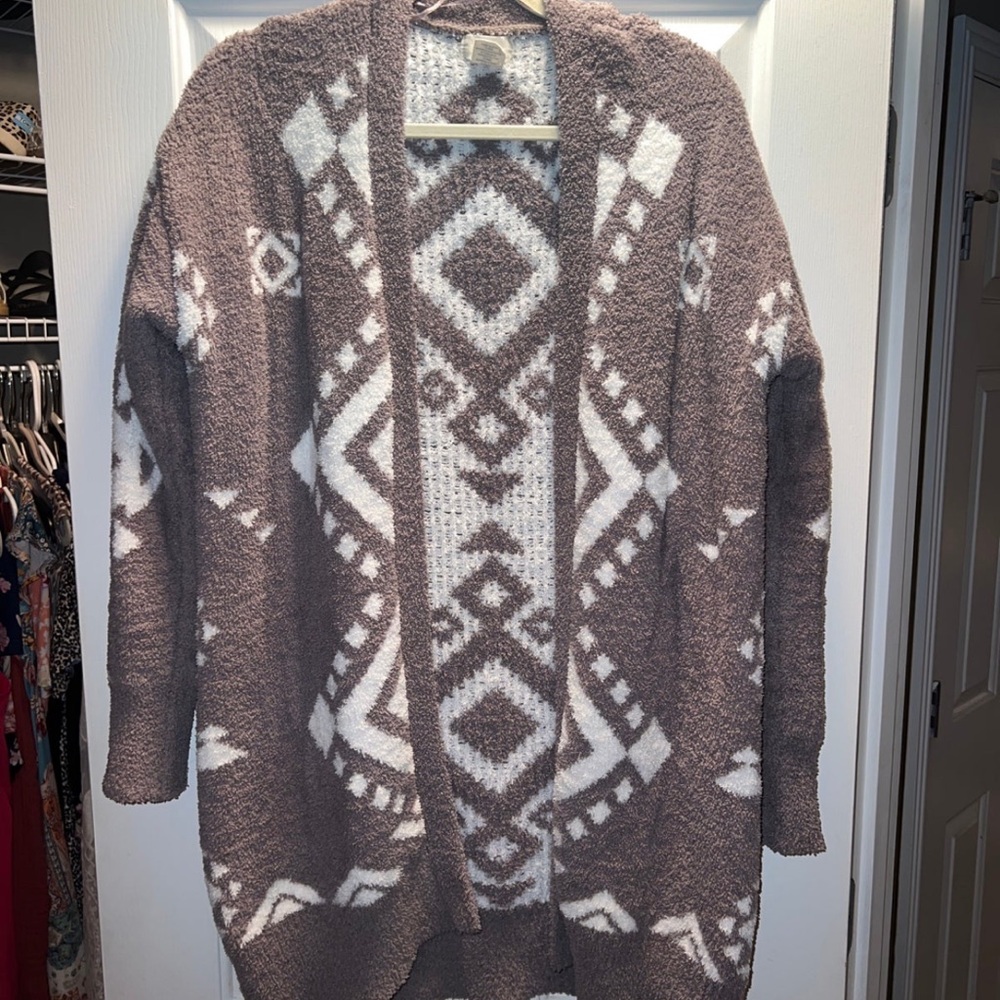 Aztec Print Cardigan
